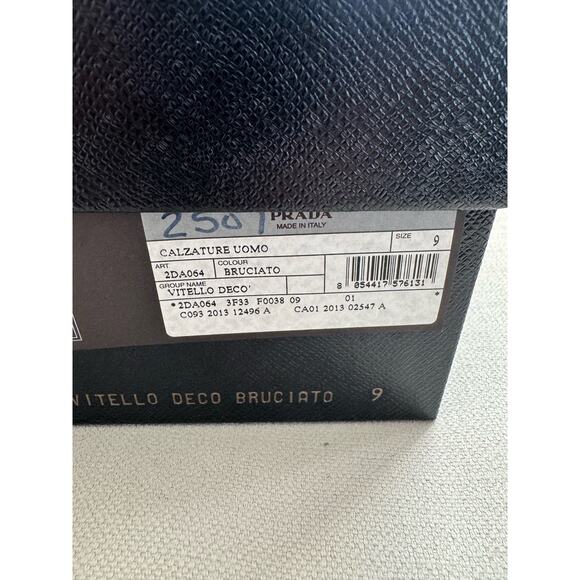 Men's Luxury Prada Loafers 2DA064 Size 9 (US Size 10) - Picture 8 of 10